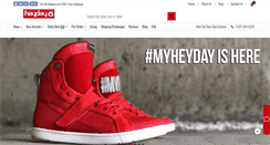 Desktop Screenshot of heydayfootwear.com